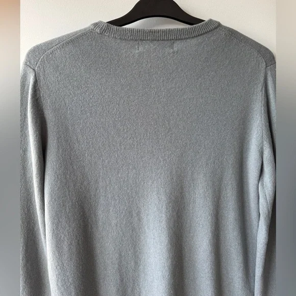 Quince 100% Mongolian Cashmere Crewneck Sweater - Dusty Blue - Size M - Picture 5 of 16